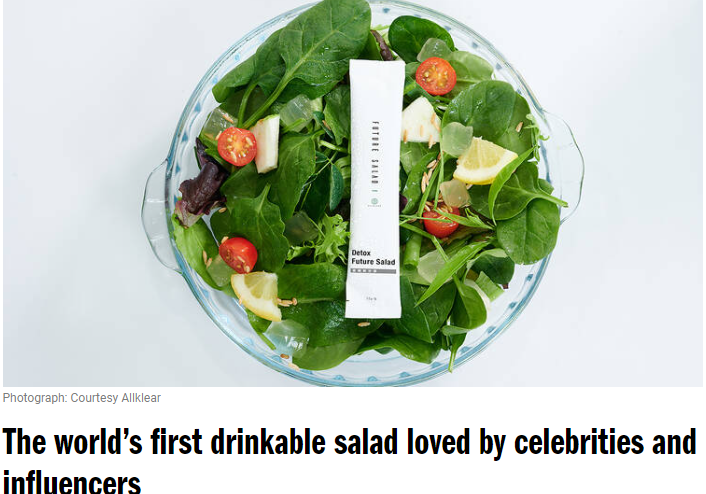 TimeOut: The world’s first drinkable salad loved by celebrities and influencers