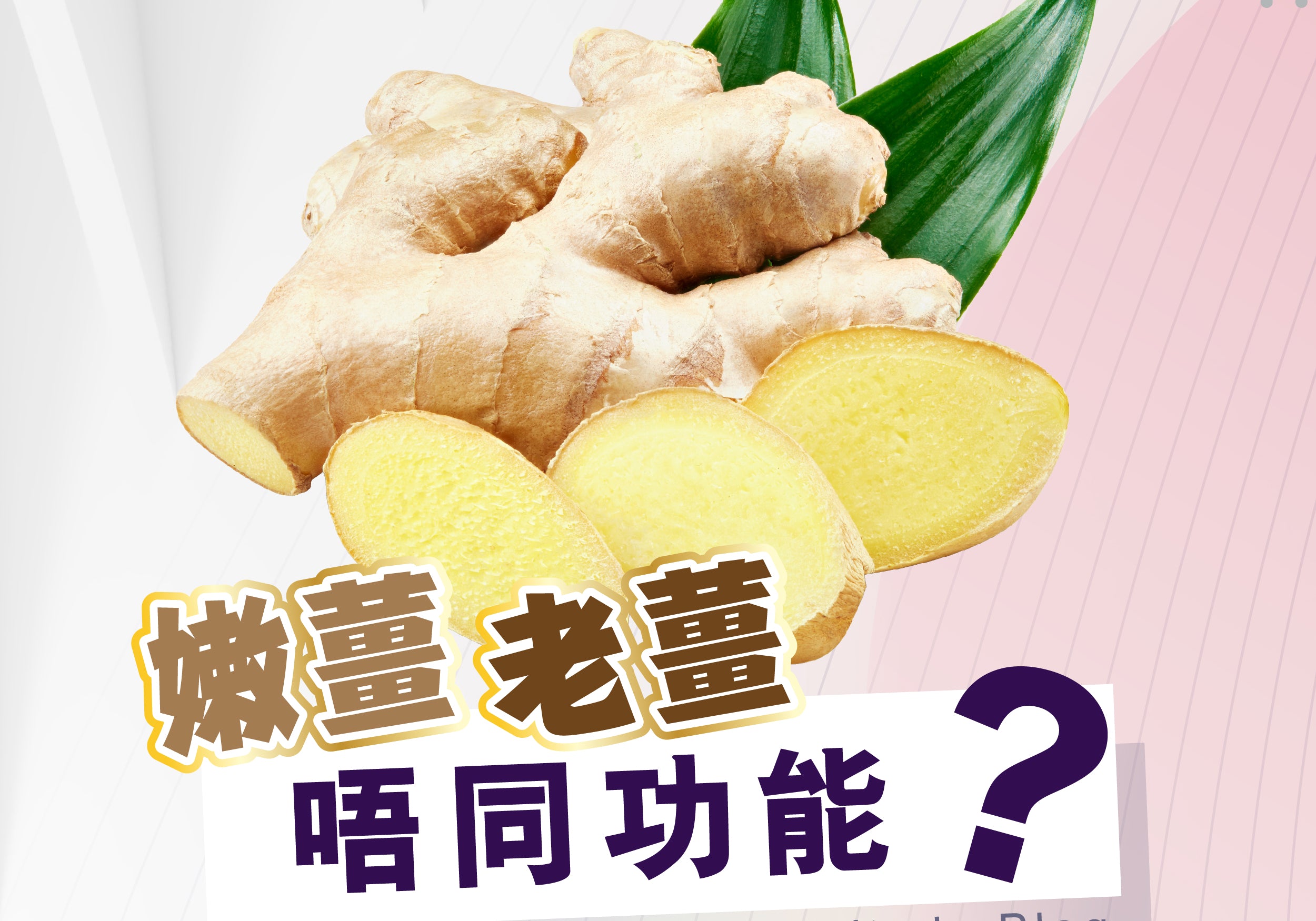 嫩薑老薑有唔同功能? | Allklear 全清