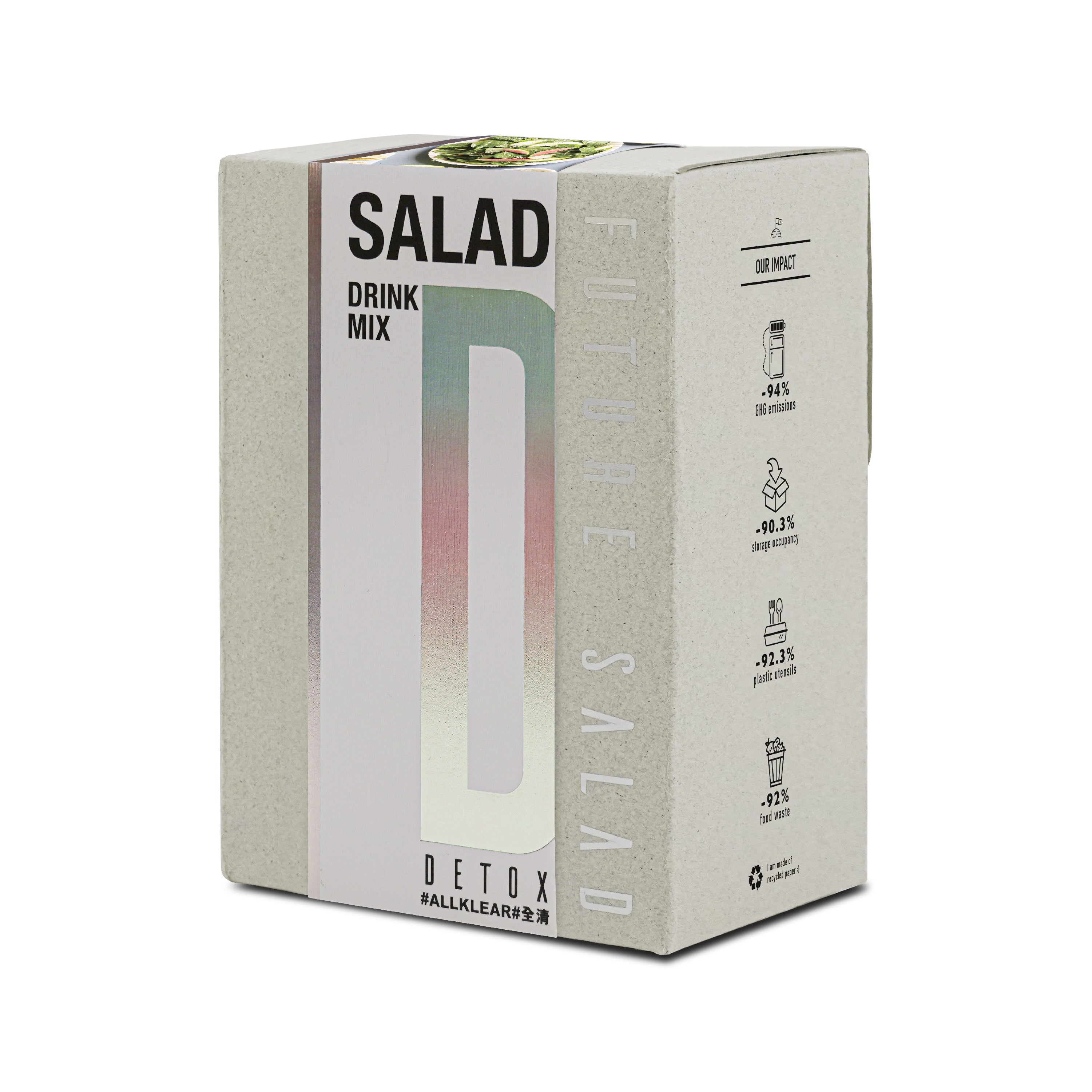 飲用指引 | 新沙律 Detox Future Salad 30包裝 | 全清 Allklear